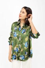 Women’s Floral Printed Shirt Top - Image 4